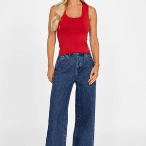 Guess Bold Scarlet Tank Top Size XS NWT